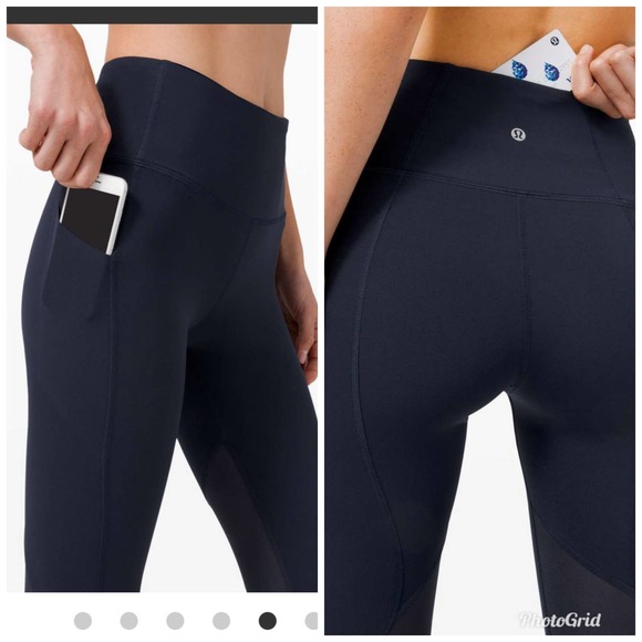 Lululemon Pace Rival High-Rise Crop Leggings True 22" Size 6 - Picture 10 of 10